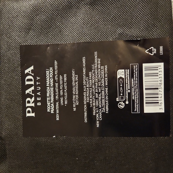 PRADA BEAUTY Hand Pouch NWT - Picture 9 of 12